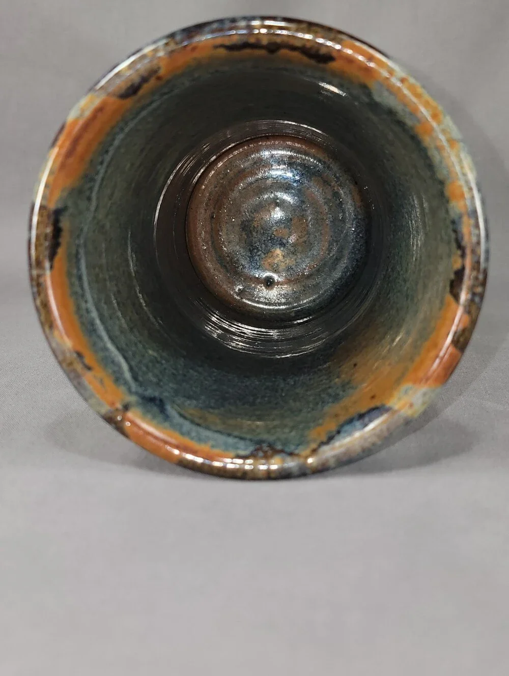 Nick Blaisdell Vase Handcrafted Stoneware Drip Glaze Dalton Ranch Pottery CO USA